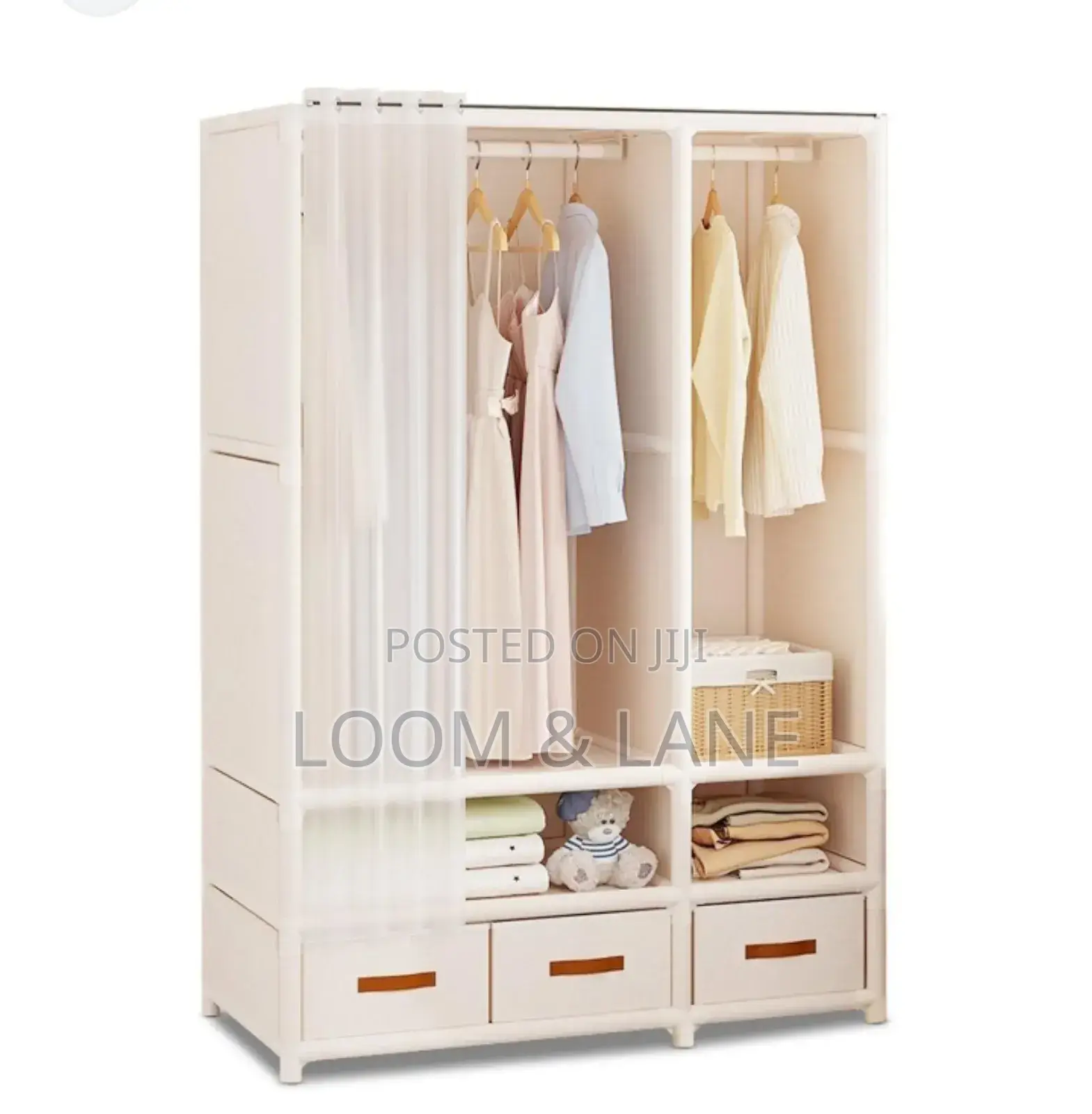 Simple Wardrobe Clothes Storage Cabinet