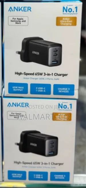 Anker 65w 3 in 1 Portable Charger