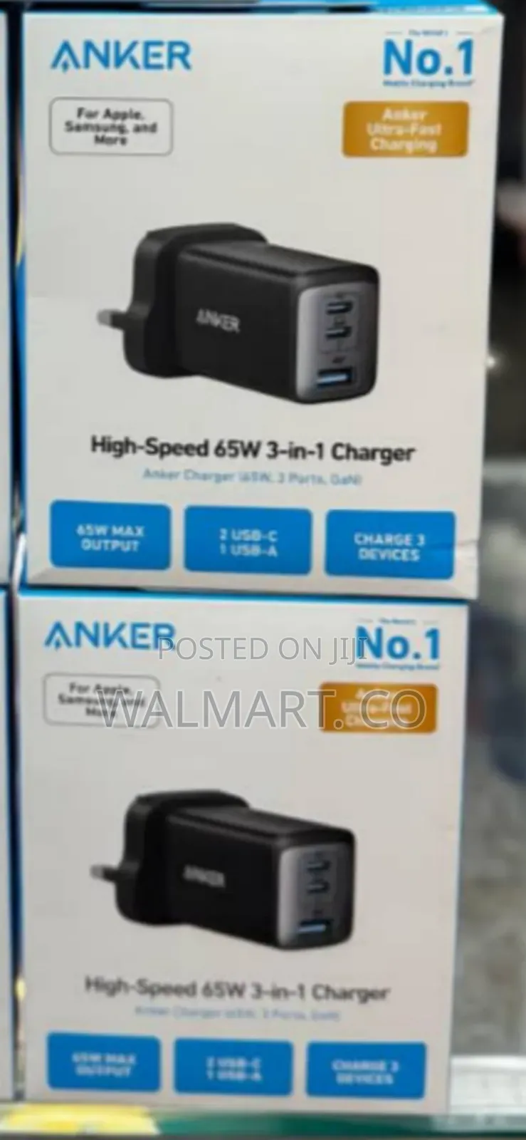 Anker 65w 3 in 1 Portable Charger