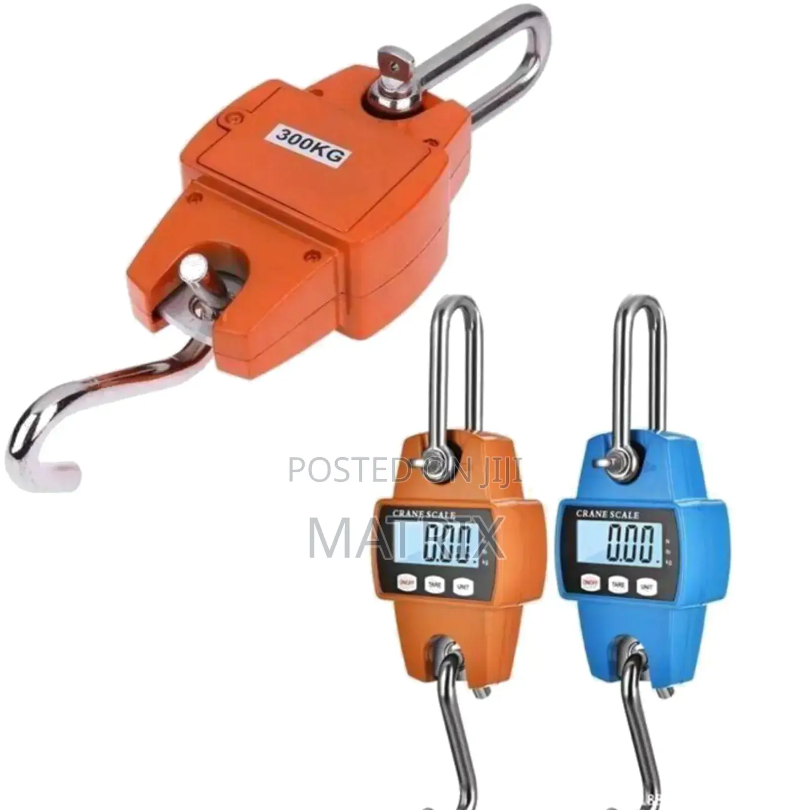 300kg Digital Crane Weighing Scale - Multicolor