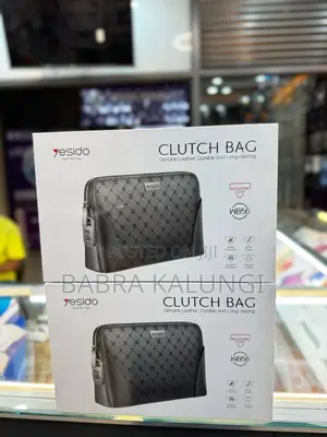 Yesido Fringerprint Lock Leather Clutch Bag
