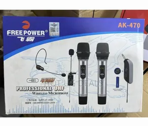 Freepower Ak-470 Professional Uhf Wireless Microphone System