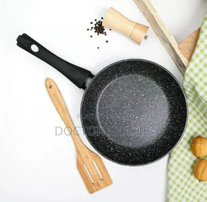 Non-Stick Marble Coating Aluminum Deep Frying Pan