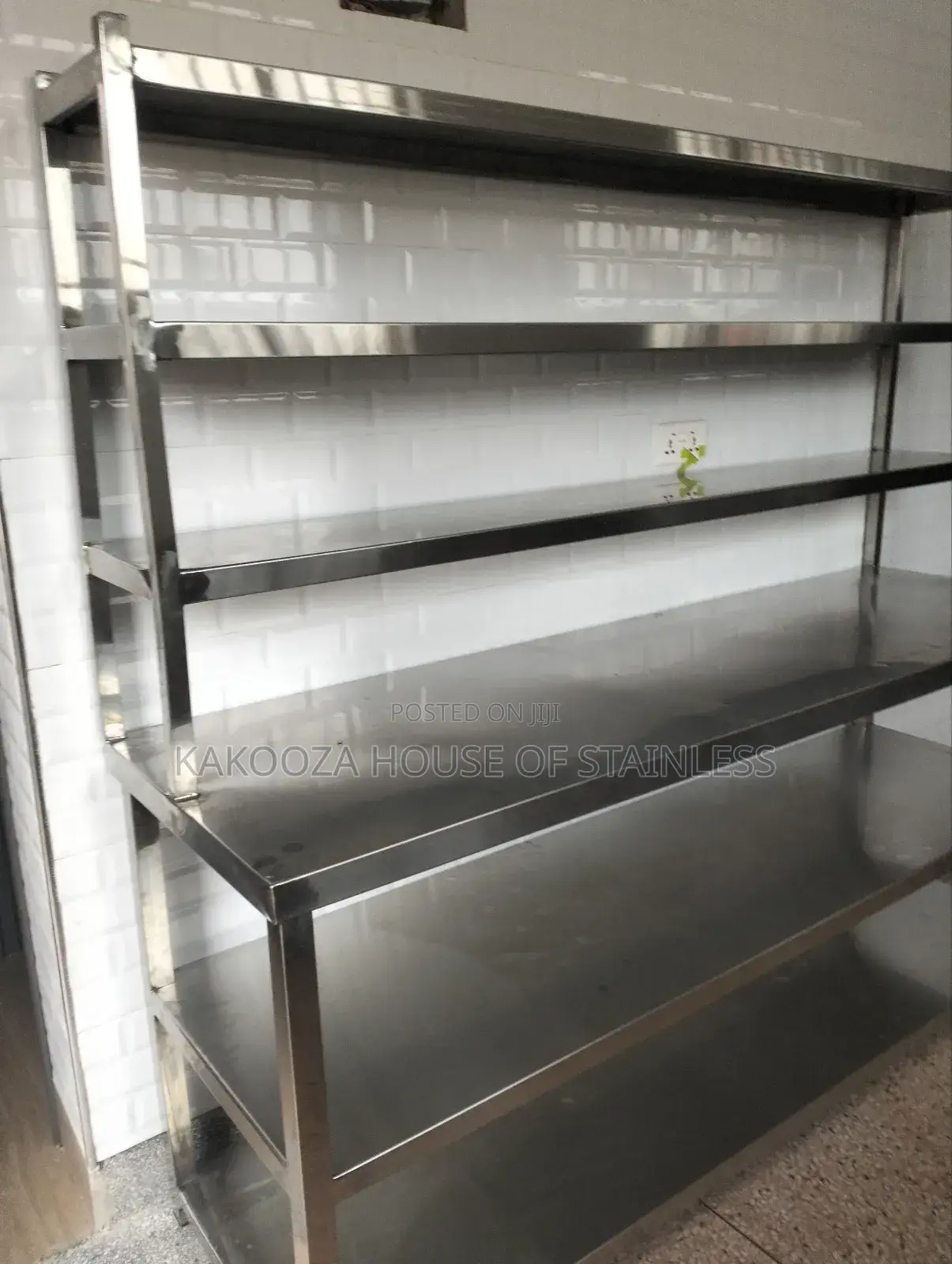 Stainless Commercial Working Table With Shelve