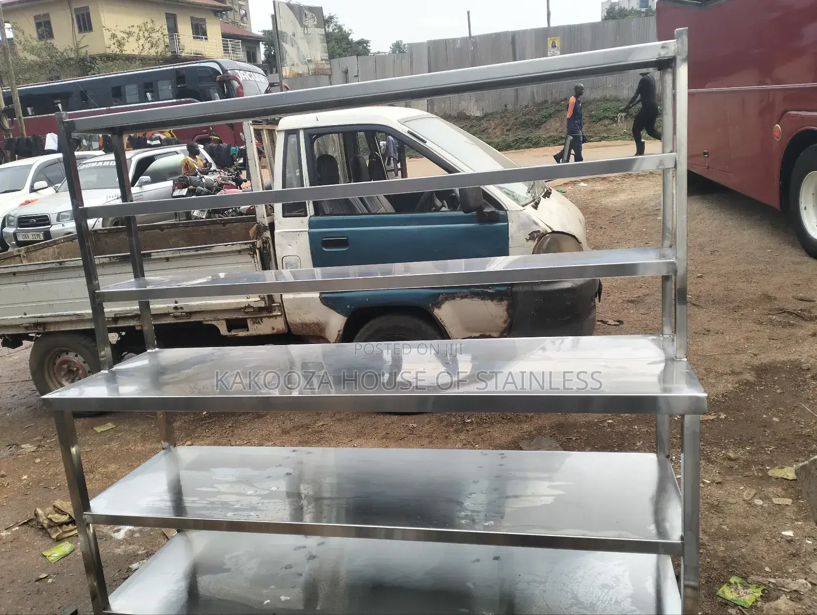 Stainless Commercial Working Table With Shelve
