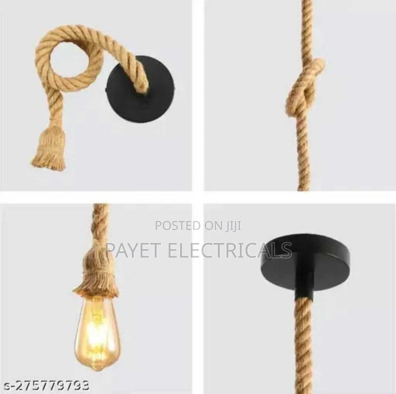 Vintage Pendant Rope Light