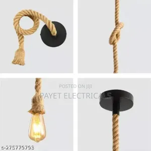 Vintage Pendant Rope Light