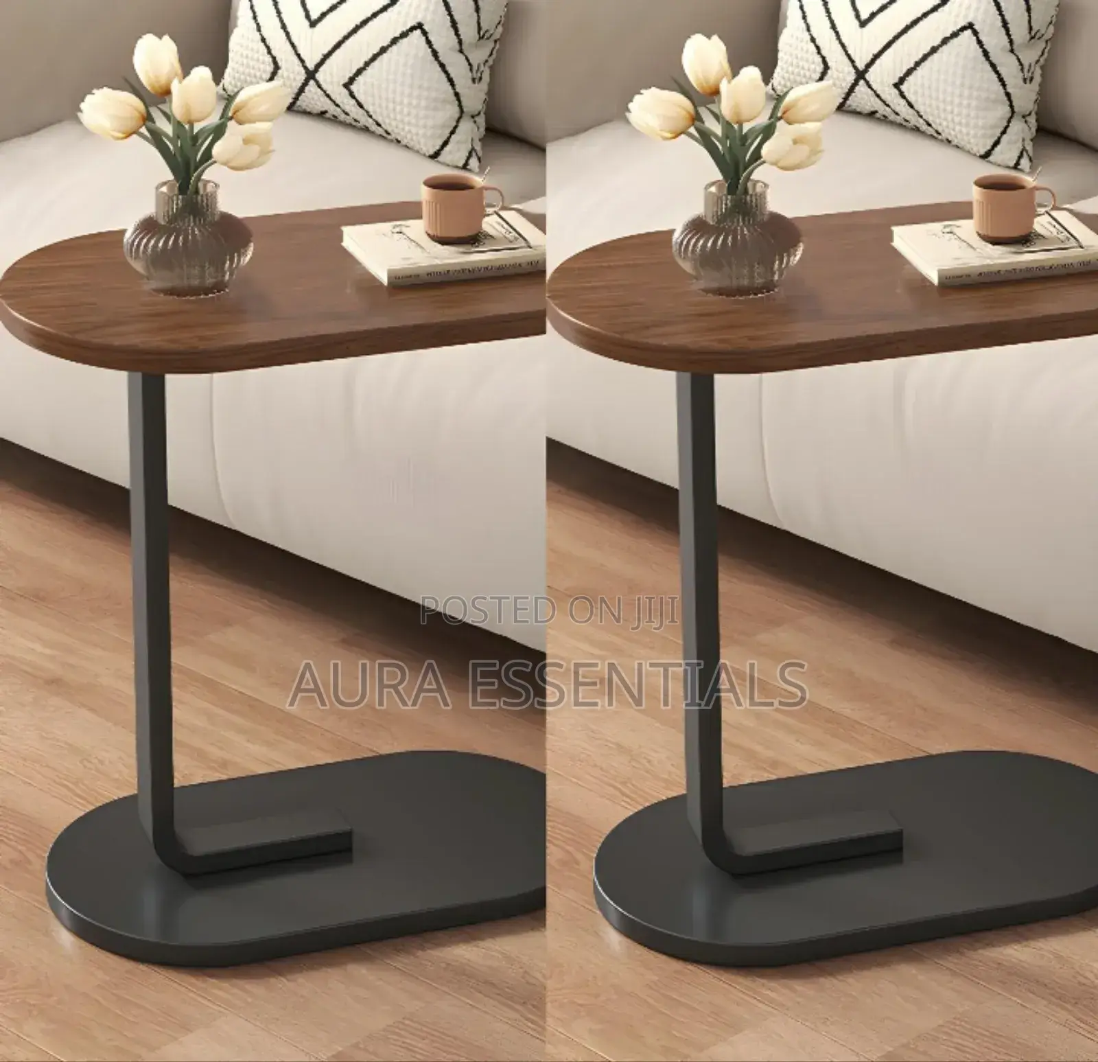 C-Shaped Beside/Sofa Side Coffee Table