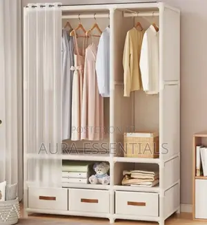 Simple Wardrobe Clothes Storage Cabinet