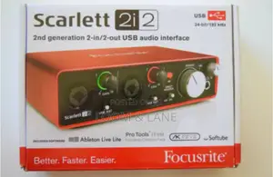 Focusrite Scarlett 2i2 2rd Gen Usb Audio Interface
