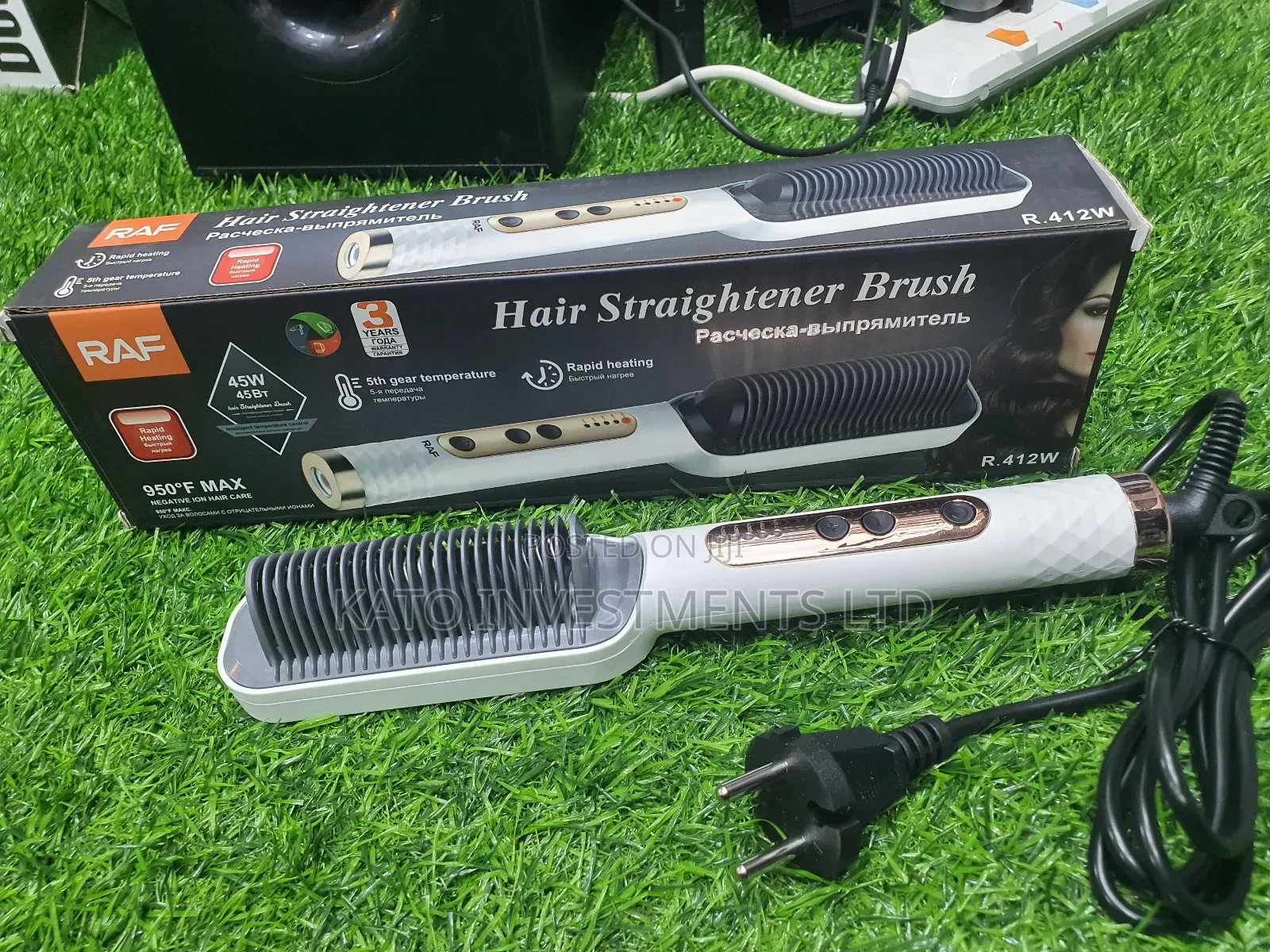 Hair Straightener Brush/ Hot Comb