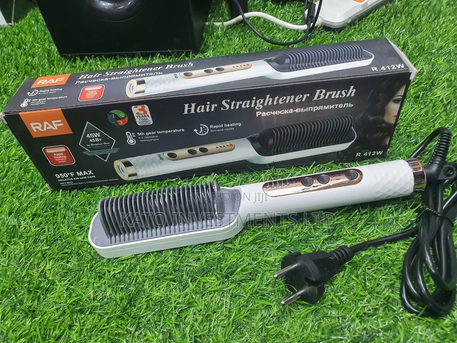 Hair Straightener Brush/ Hot Comb