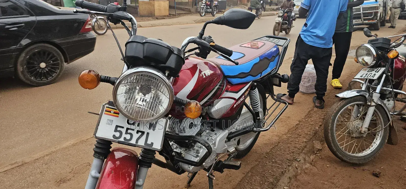 TVS HLX 125 2024 Red