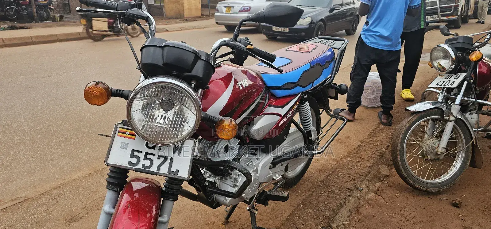 TVS HLX 125 2024 Red