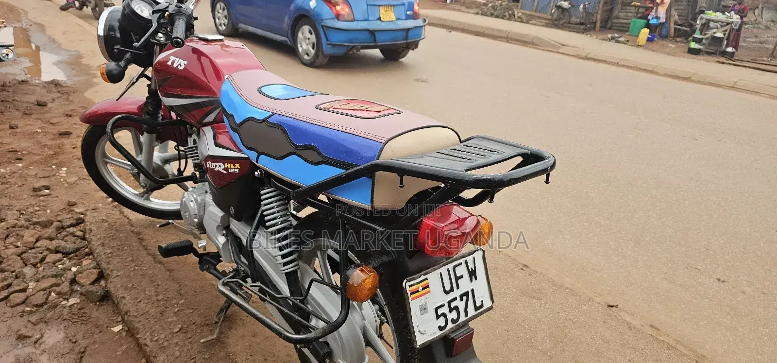 TVS HLX 125 2024 Red