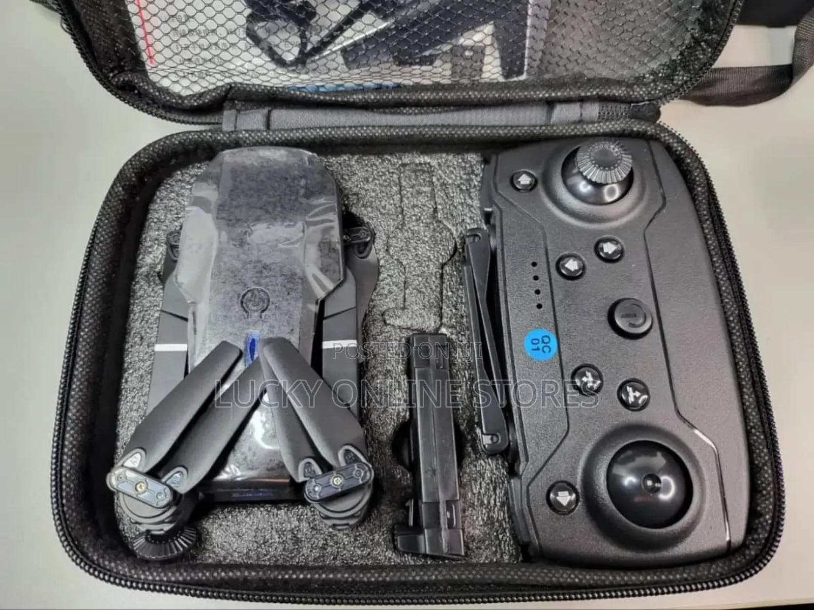 E88 Pro Foldable Drone With Its Controller
