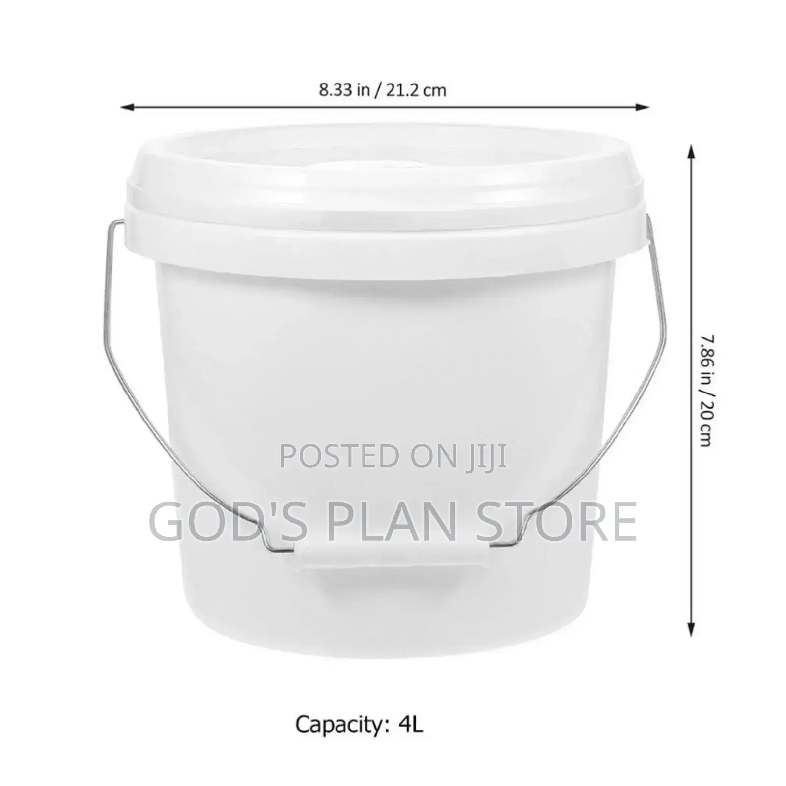 4litres White Paint Buckets