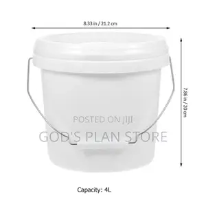 4litres White Paint Buckets