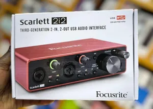 Focusrite Scarlett 2i2 2rd Gen Usb Audio Interface.