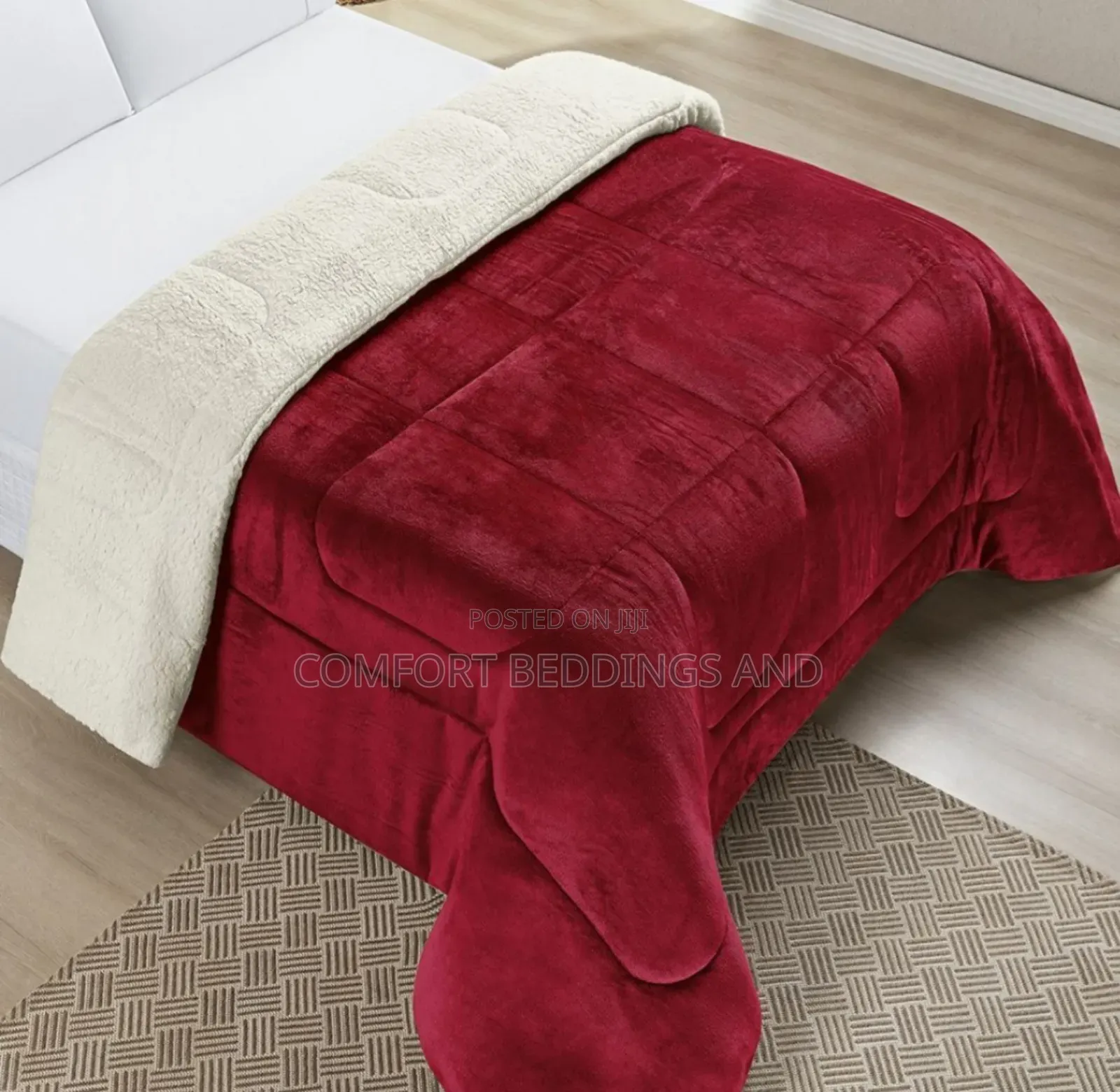 Smooth Fleece Blanket Maroon