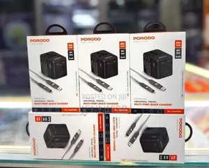 Porodo 25w Universal Travel Multi Port Quick Charger