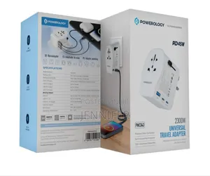 Powerology Universal Travel Adapter 2300w