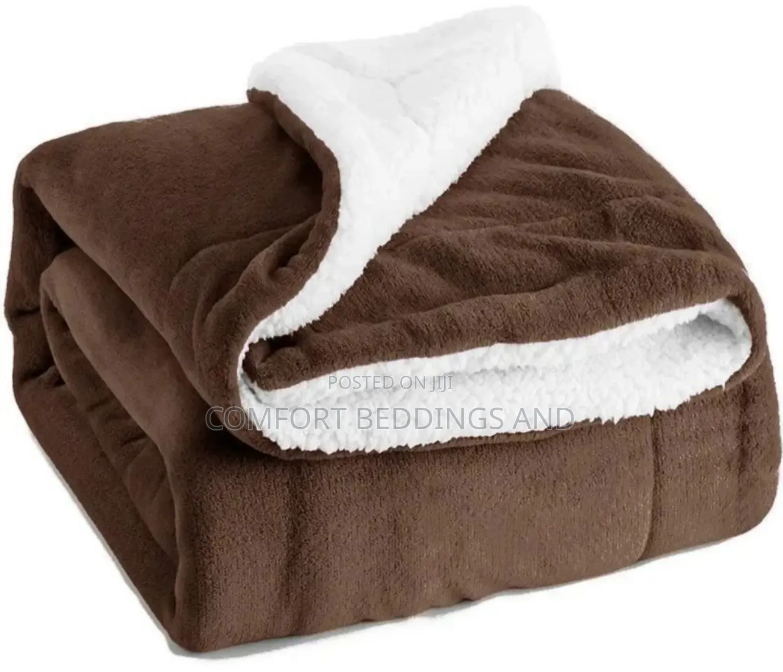 Smooth Fleece Blanket Coffee Brown