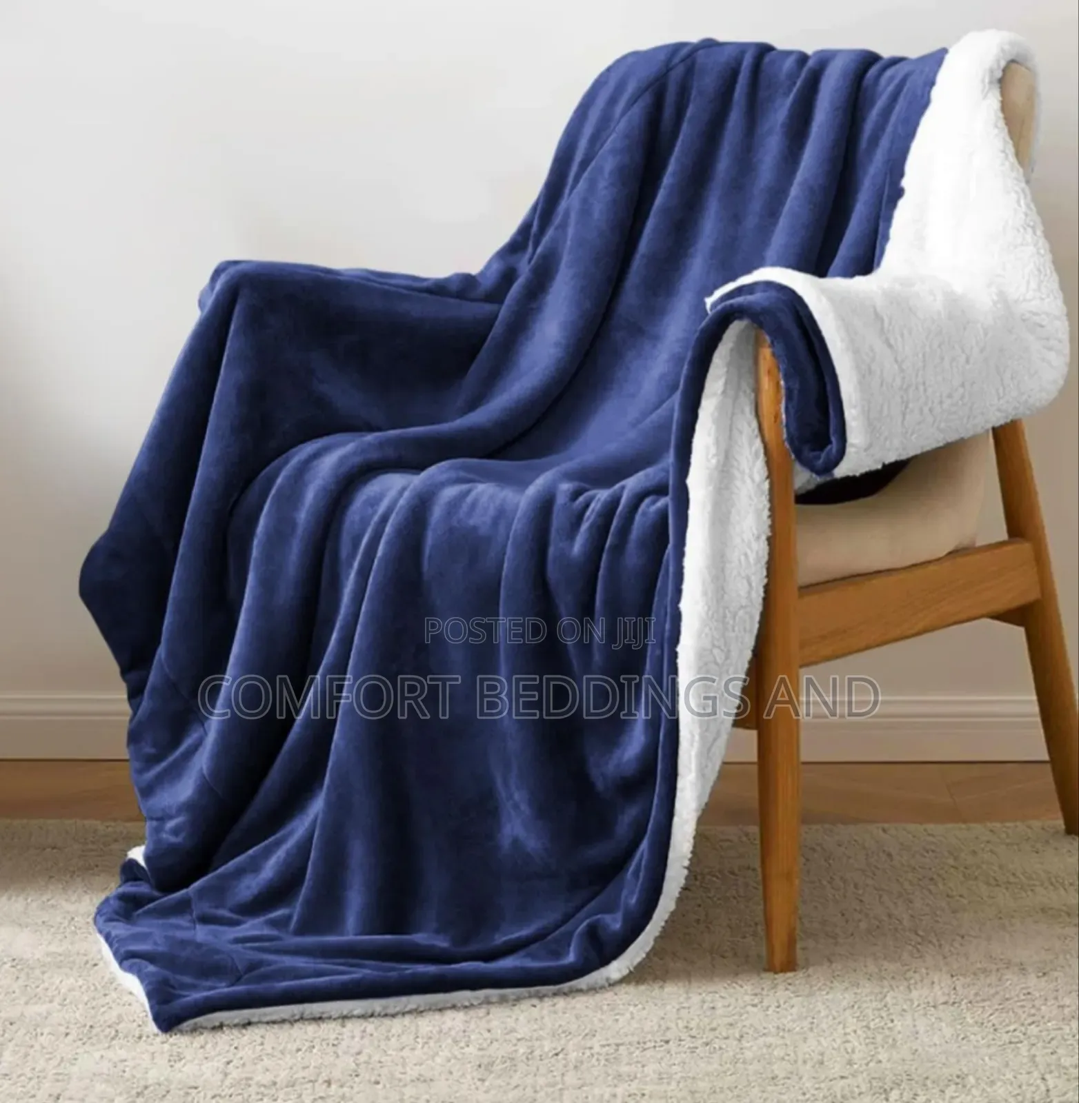 Smooth Fleece Blanket Dark Purple
