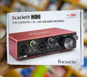 Focusrite Scarlett 2i2 2rd Gen Usb Audio Interface.