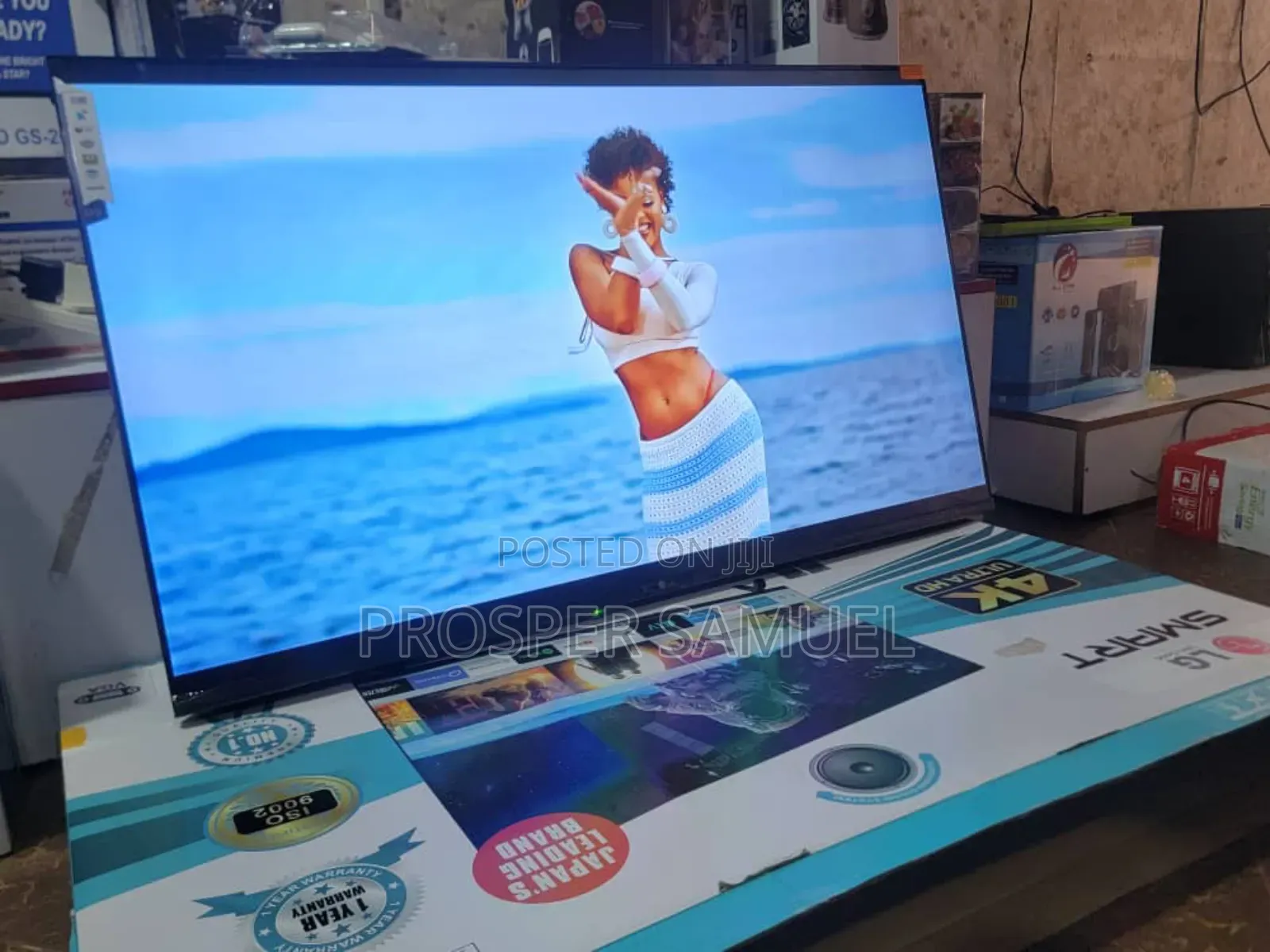 60 Inches Digital Smart Flat Screen Uhd4k Frameless