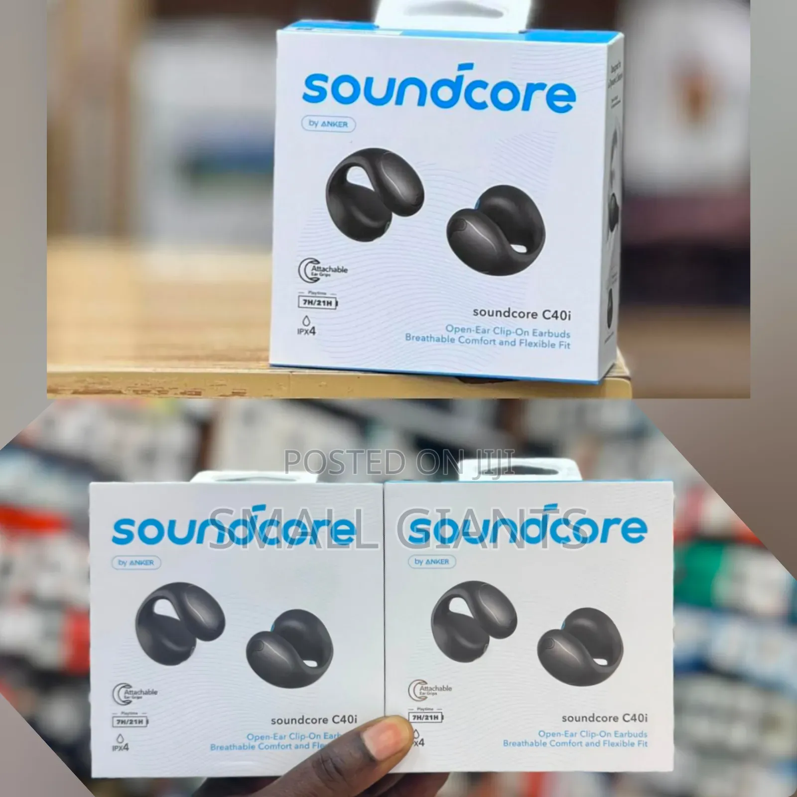 Soundcore C40i Open Ear Clip on Earbuds