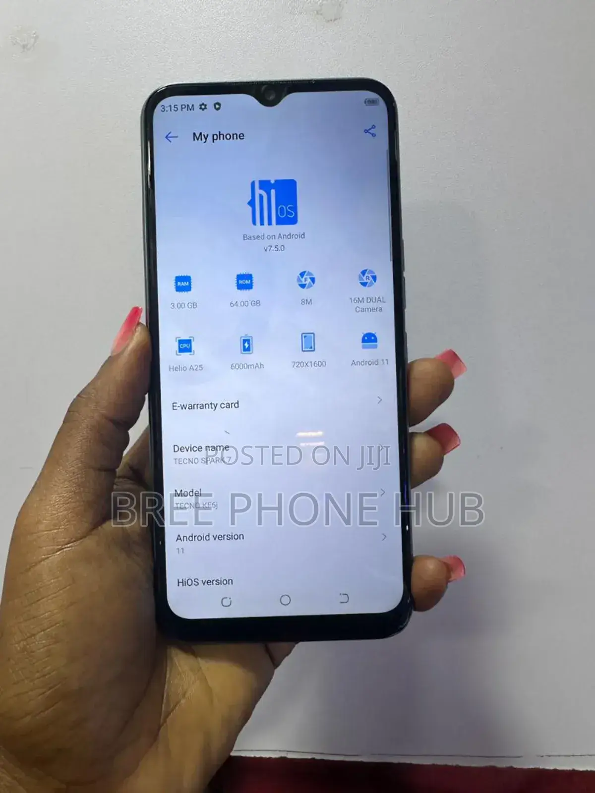 Tecno Spark 7 64 GB Green
