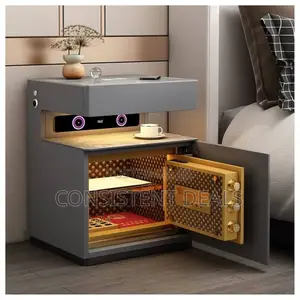 Smart Nightstand Bedside Table With Safe