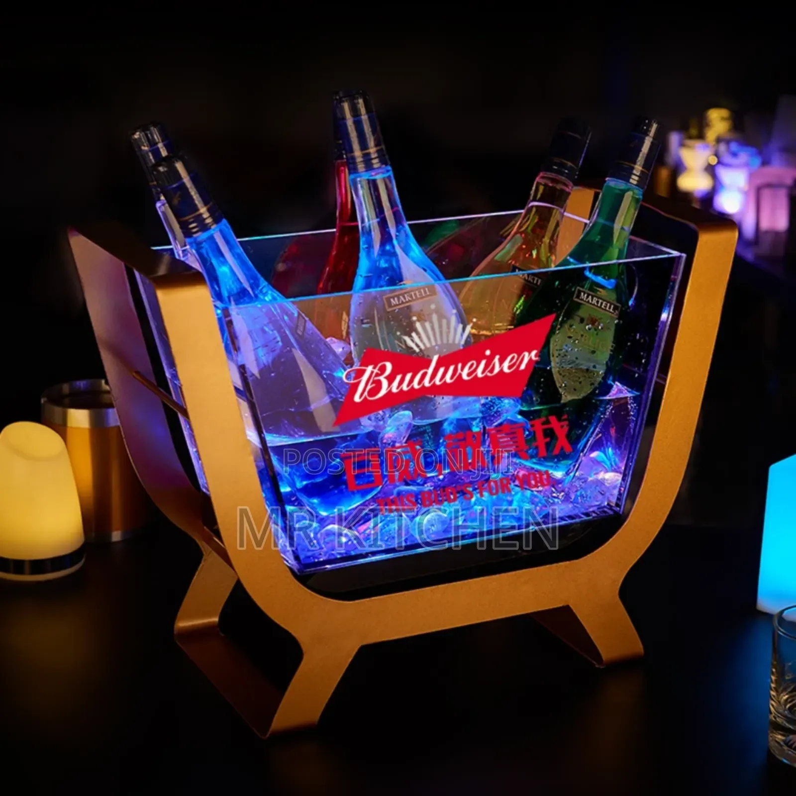 Rechargeable Acrylic Bottle Holder
