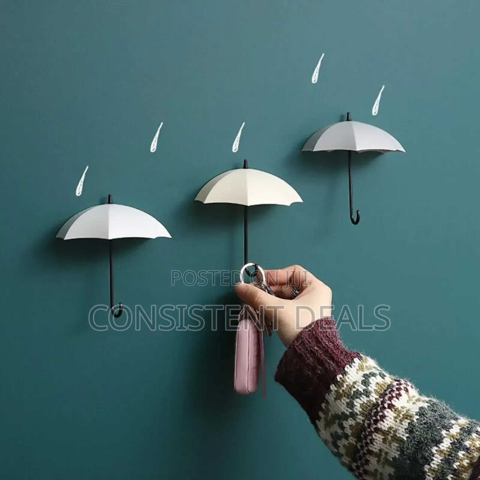 3pcs Umbrella Key Holder