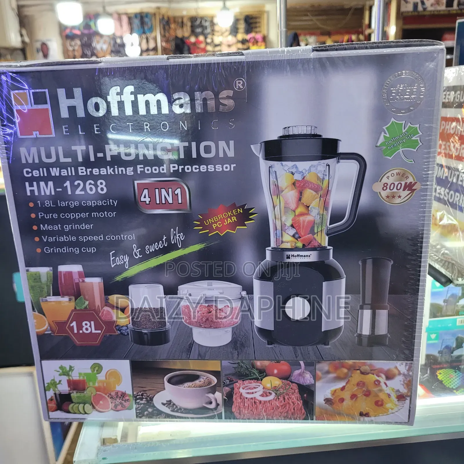 4 in 1 Hoffmans Multi-Function Food Processor