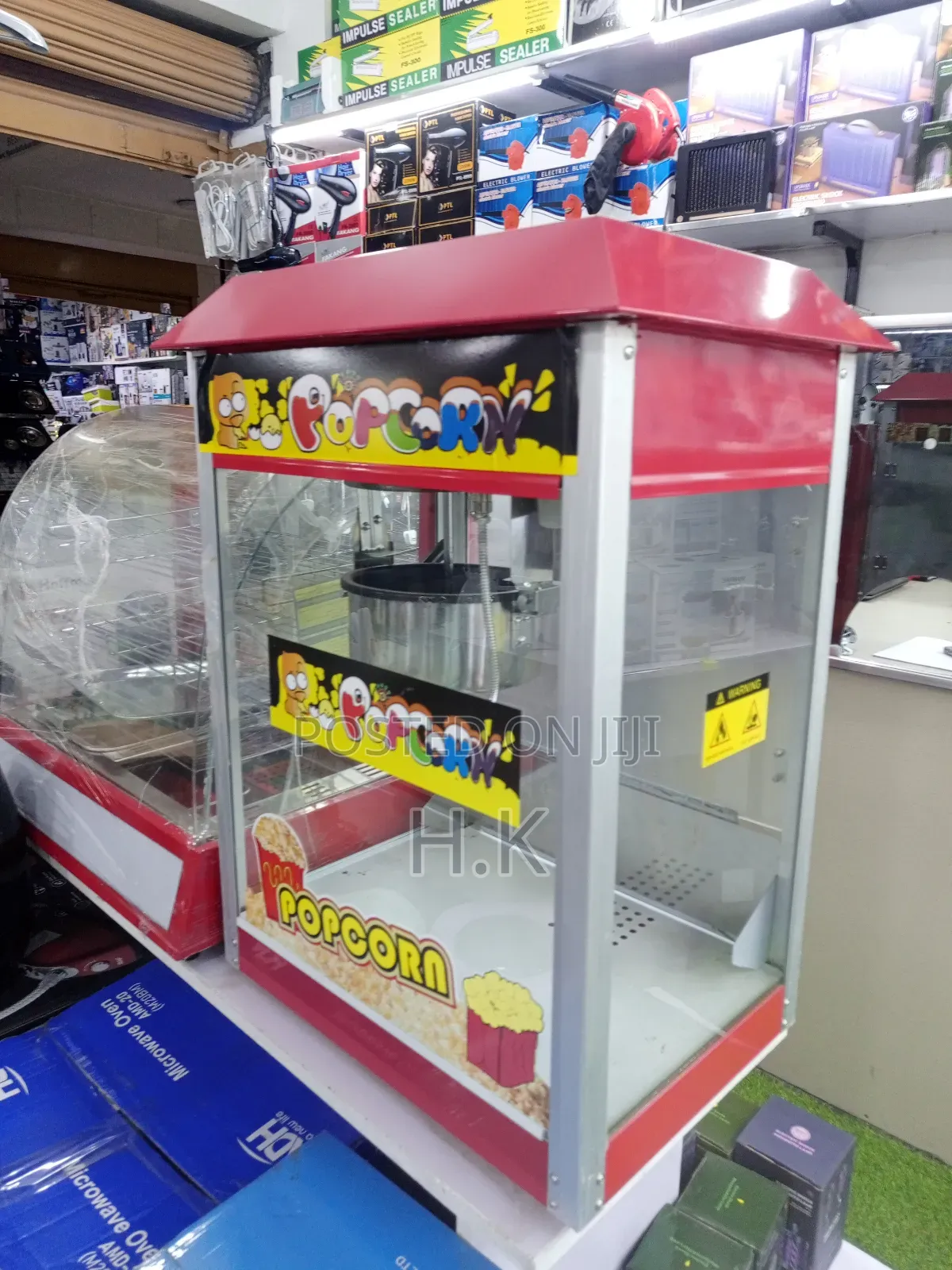 Commercial Electric Popcorn Maker Machine.