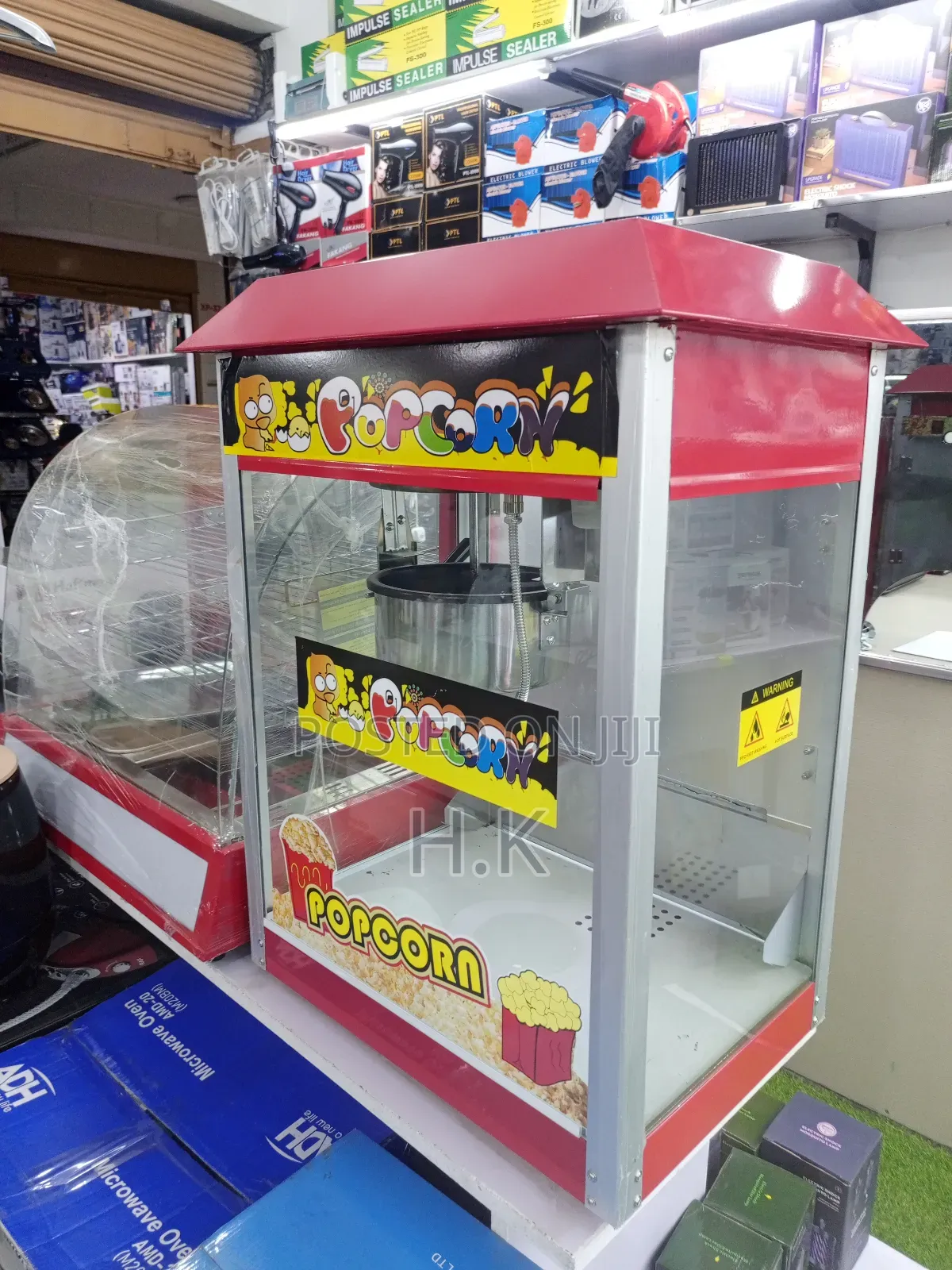 Commercial Electric Popcorn Maker Machine.