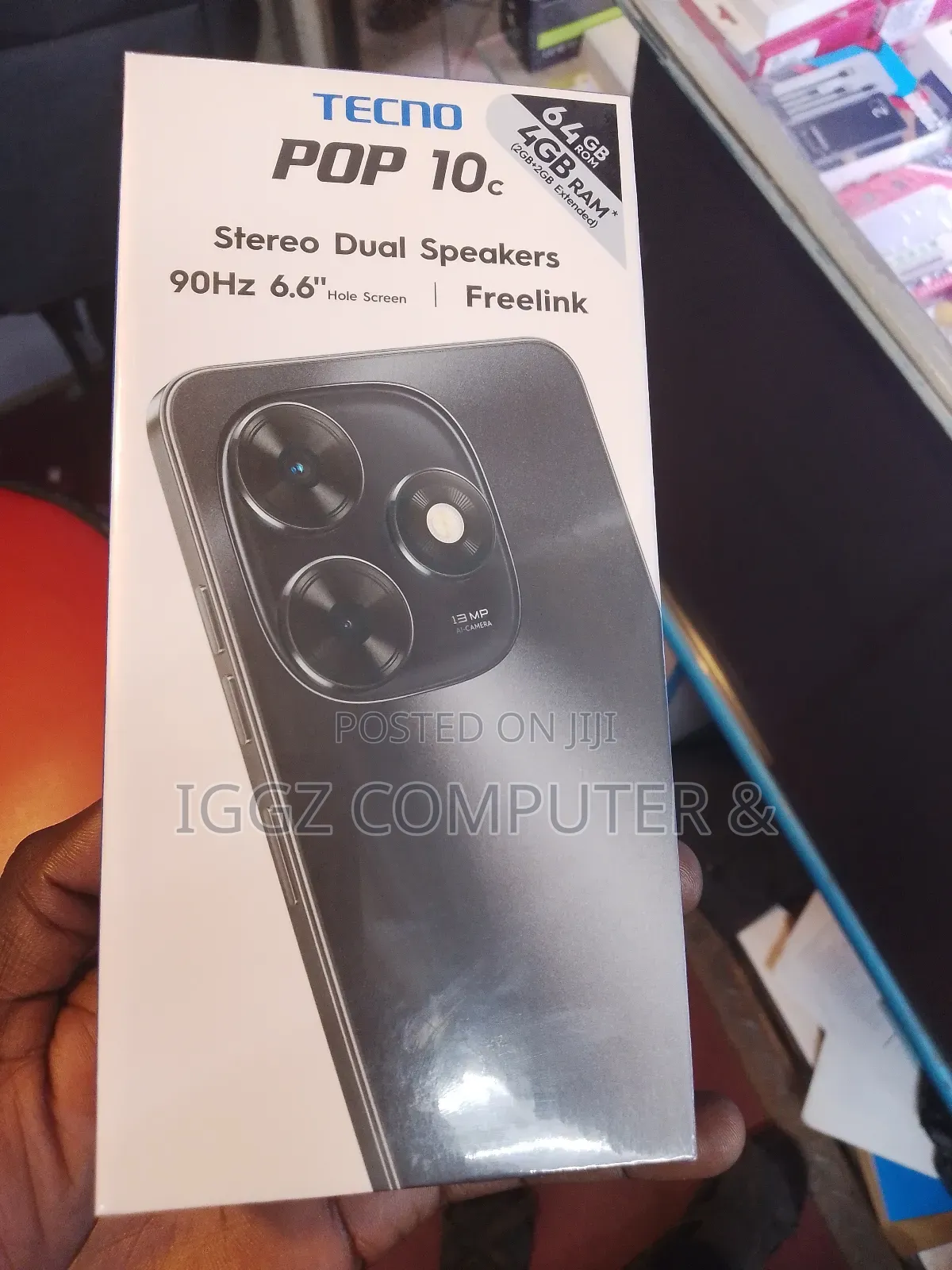 New Tecno Pop 10C 64 GB Blue