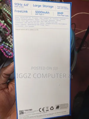 New Tecno Pop 10C 64 GB Blue