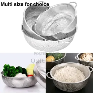 Vegetable Sieve Colander Fine Mesh Strainer Bowl Drainer