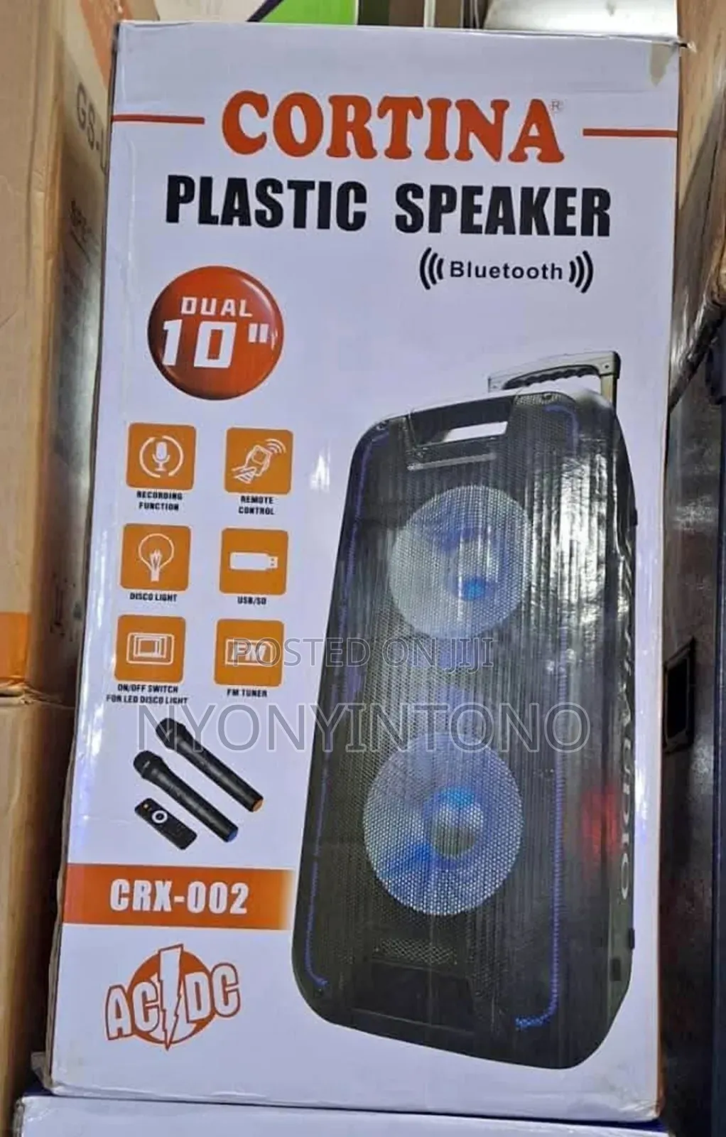 Cortina Rechargeable Bluetooth Speaker With 2microphones