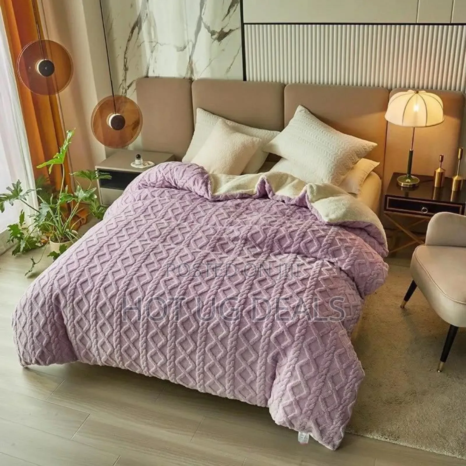 4pcs 5x6 Tufted Warm Duvets With Bedsheet 2 Pillowcases