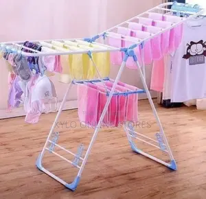 Clothes Drying Rack- White Blue at 70000shs