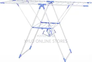 Clothes Drying Rack- White Blue at 70000shs