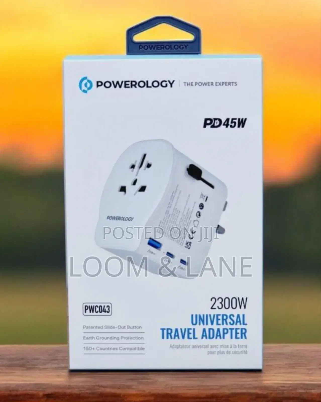 Powerology Universal Travel Adapter 2300w