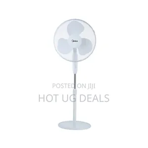 Midea 16 Inch Electric Stand Fan– Black (2yrs Wrty)