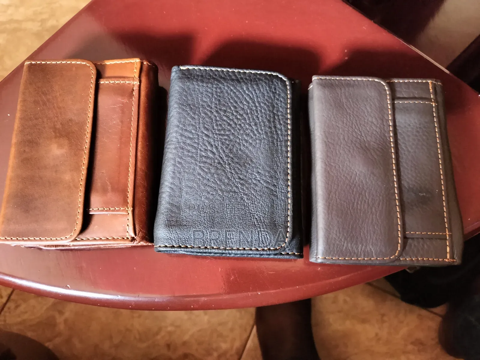 3 Sided Original Leather Wallets