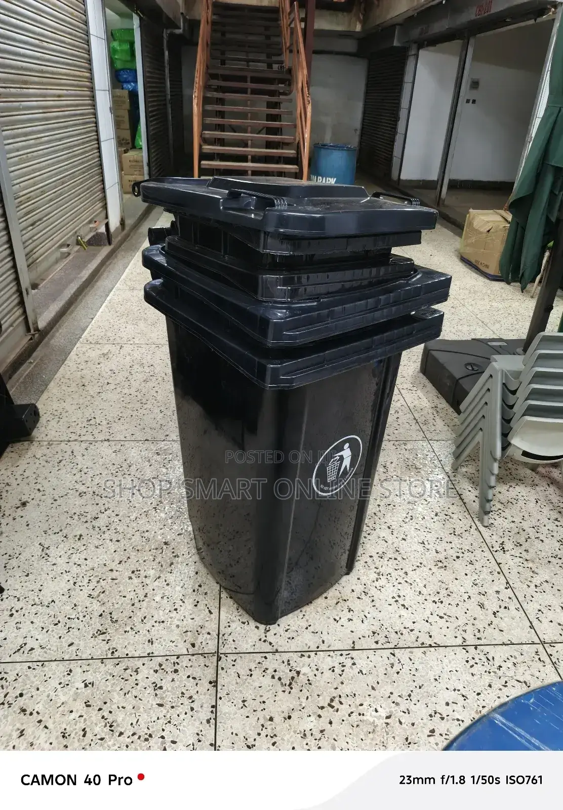 Garbage Plastic Dust Bins 240ltrs for Home/School/Hospital