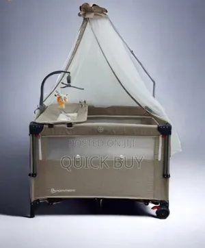 Foldable, and Multifunctional Baby Crib and Playpen